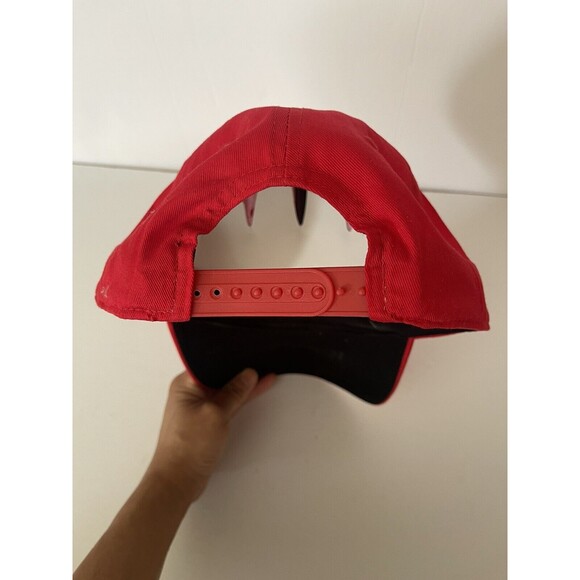 Nebraska Corn‎ Huskers Hat Spell Out Script Logo Football Baseball Snap Back Cap - Picture 3 of 5